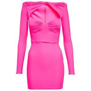 Alex Perry Twist Detail Pink Barett Minidress Size AU 12 / US 8